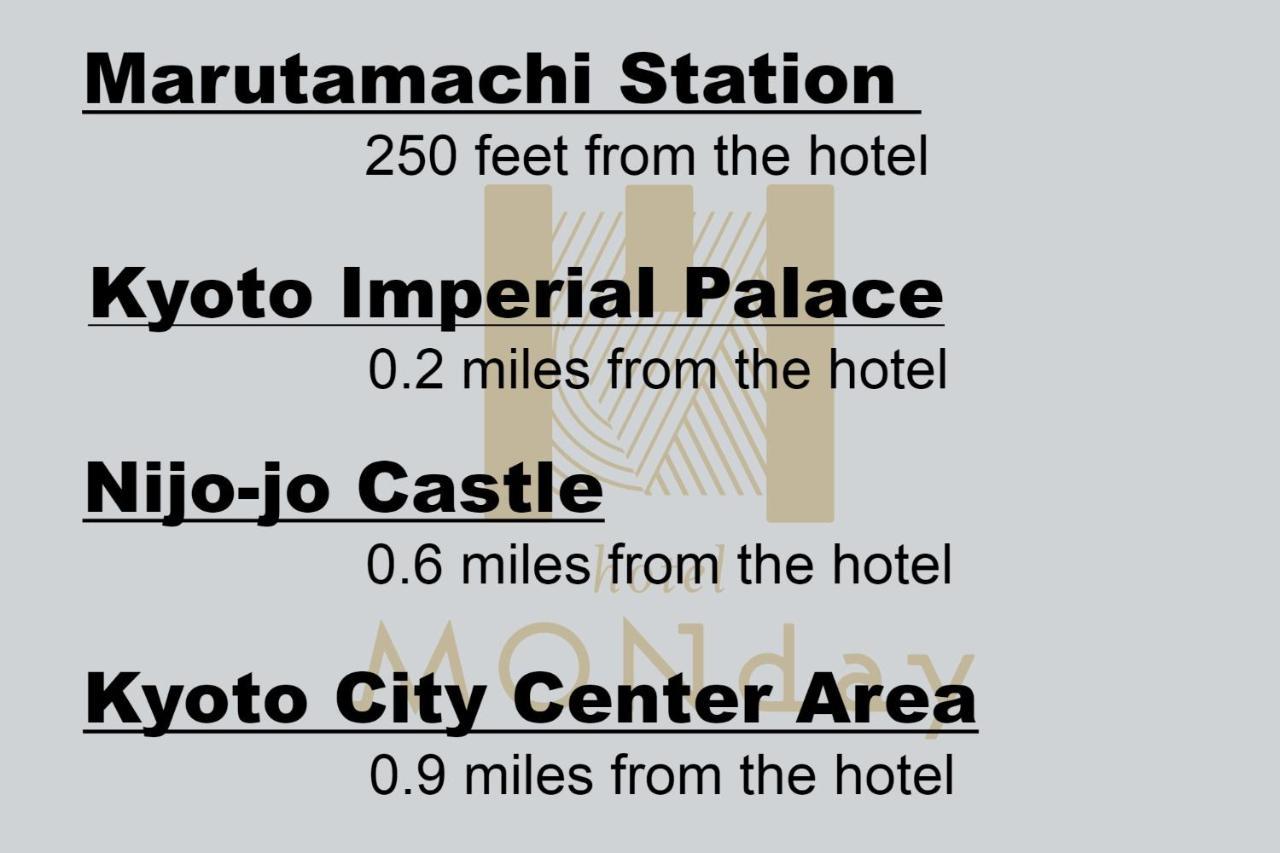 hotel MONday KYOTO MARUTAMACHI Eksteriør billede